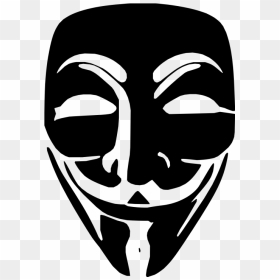 Anonymous Png Images, Anonymous Mask Free Clipart Images - Black Anonymous Mask Png, Transparent Png - hacker png