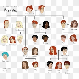 Simple Harry Potter's Family Tree, HD Png Download - family tree png
