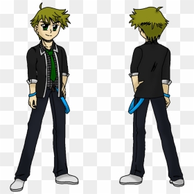 Back Of Boy Png - Anime Boy Back View Drawing, Transparent Png - anime boy png