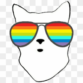 Clipart Rainbow Sunglasses - Illustration, HD Png Download - sunglass png