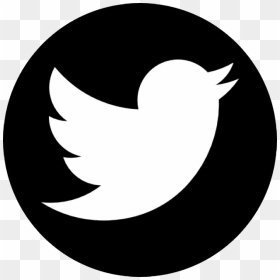 Twitter Clipart Tranparent - Black Twitter Icon Transparent Background, HD Png Download - black and white png