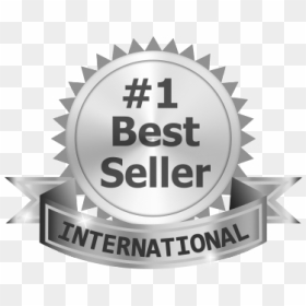 1 International Bestseller Seal 002 - #1 Best Seller Badge, HD Png Download - best seller png