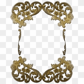 Victorian Golden Ornate Frame Clip Arts - Victorian Vintage Frame Transparent Png, Png Download - golden photo frame png