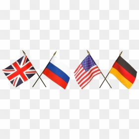 Germany Flag Russia Flag, HD Png Download - american flag transparent png