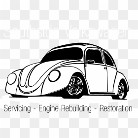 Southside Volkswagen Logo Black And White - Vector Logo Volkswagen Beetle, HD Png Download - volkswagen logo png