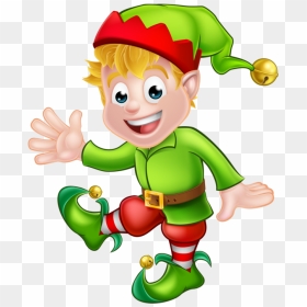 Transparent The Elf On The Shelf Santa Claus Christmas - Cartoon, HD Png Download - elf on the shelf png
