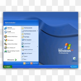 Windows Xp Start Button Png - Windows 5 Start Menu, Transparent Png - windows xp start button png