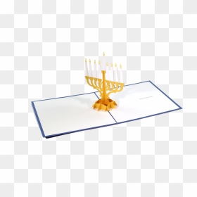 Menorah Pop Up Card - Hanukkah, HD Png Download - menorah png