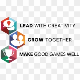 Three Studio Pillars, Lead With Creativity, Grow Together, - Graphic Design, HD Png Download - ubisoft logo png