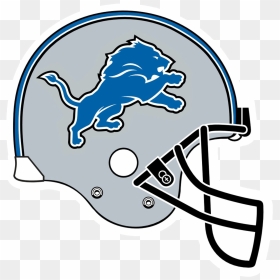 Detroit Lions Ford Field Nfl American Football Helmets - Clip Art Detroit Lions Helmet Logo, HD Png Download - lions logo png