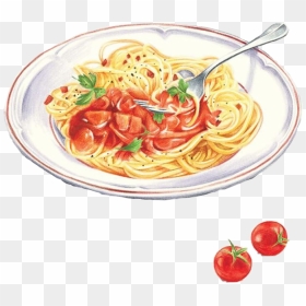Watercolor Food Pasta Freetoedit - Watercolor Pasta, HD Png Download - pasta png