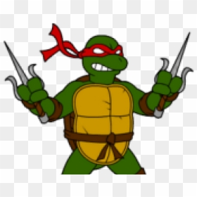 Tmnt Png Transparent Images - Ninja Turtles Raphael Simpsons, Png Download - tmnt png