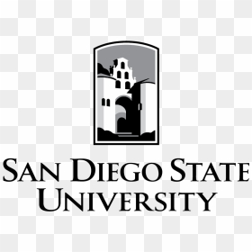 San Diego State University, HD Png Download - black and white png