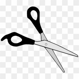 Scissors Clipart Scissors Clip Art At Clker Vector - Scissors Clip Art, HD Png Download - barber scissors png