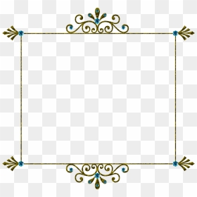 Black And White Fancy Borders, HD Png Download - vintage frames png