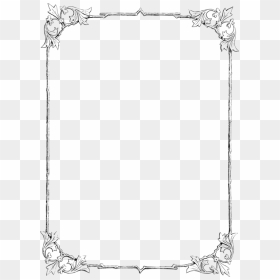 Picture Frame,rectangle,borders And Frames - Free Rectangle Frame Borders, HD Png Download - vintage frames png