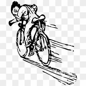Riding Bicycle Png - Riding Bike Drawing, Transparent Png - cyclist png