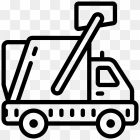Garbage Truck Icon - Garbage Truck Clipart Black And White, HD Png Download - truck icon png
