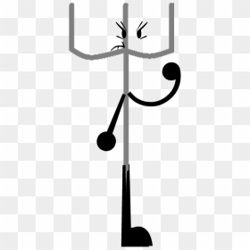 Transparent Pitch Fork Clipart - Fork Bfdi, HD Png Download - pitchfork png