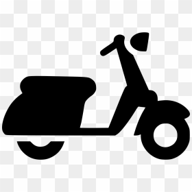 Vespa Scooter Motorbike - Scooter Icon Png, Transparent Png - motorbike icon png