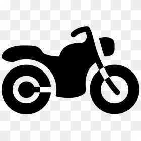 Motorcycle Filled Icon - Motorcycle Bike Icon Png, Transparent Png - motorbike icon png