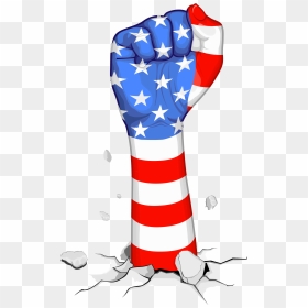 Usa Flag Star Black And White Clipart Picture Transparent - Cartoon American Revolution Flag, HD Png Download - american flag transparent png