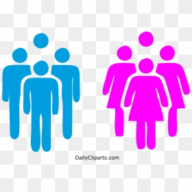 Men And Women Icon, HD Png Download - group icon png