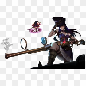 Png-caitlyn 2014 // Lol - Cait League Of Legends, Transparent Png - lol png