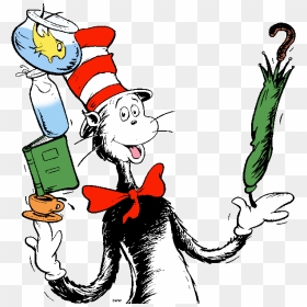 Clip Art Cat In The Hat, HD Png Download - lorax png