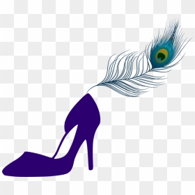 Dream Shoe Peacock - Basic Pump, HD Png Download - single peacock feathers png