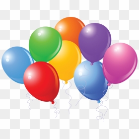 Balloons Transparent Background Png, Png Download - birthday balloons background wallpaper png