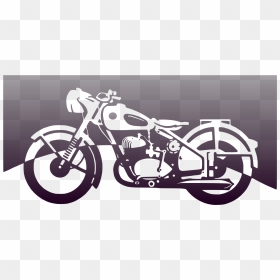 Motorbike Of The 1950ies Clip Arts - Chopper Harley Davidson Free, HD Png Download - motorbike icon png