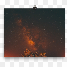 Night Sky Photo Paper Poster - Milky Way, HD Png Download - night sky png