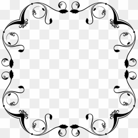 Flourish Frame Design Clip Arts - Borders Svg, HD Png Download - photo frame design png