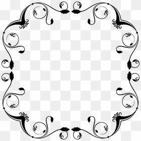 Flourish Frame Design Clip Arts - Borders Svg, HD Png Download - photo frame design png