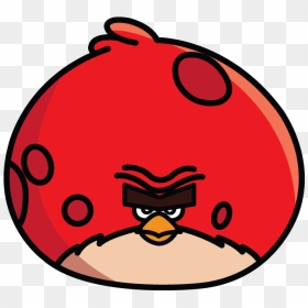 Transparent Angrybird Clipart - Angry Bird Drawing Easy Red, HD Png Download - angry birds png