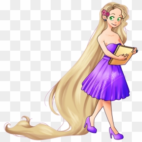 Fashion Rapunzel Png - Drawing Dress Mulan, Transparent Png - rapunzel png