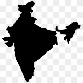 India Map Vector Png, Transparent Png - world map png transparent background