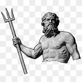 Greek God Statues Png, Transparent Png - pitchfork png