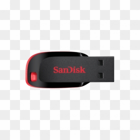 Sandisk Cruzer Force 64gb Flash Drive - Sandisk Cruzer Blade Usb, HD Png Download - pen drive png