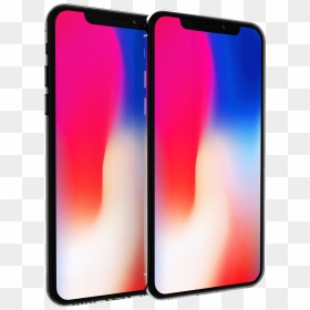 Apple Iphone X - Two Iphone X Png, Transparent Png - apple phone png