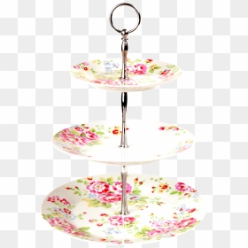 European Flower Pot Transparent Decorative - Cath Kidston Cake Stand, HD Png Download - flower stand png