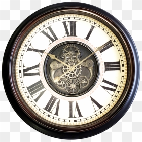 Wall Watch Png Transparent Image - Antique Wall Clock Png, Png Download - wall watch png