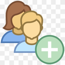 Add Group Icon Png Download - Add User To Group Icon, Transparent Png - group icon png