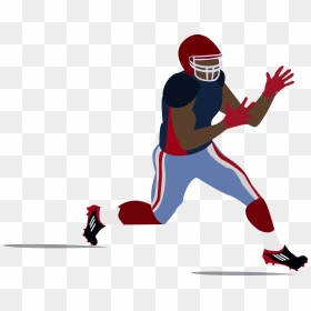 Transparent Quarterback Clipart - American Football Cartoon Football Player Png, Png Download - football player clipart png