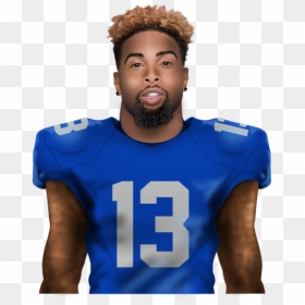 Objr Emoji - Nfl Emoji, HD Png Download - odell beckham jr png