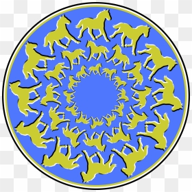 Horses Clip Arts - Circle, HD Png Download - horses png