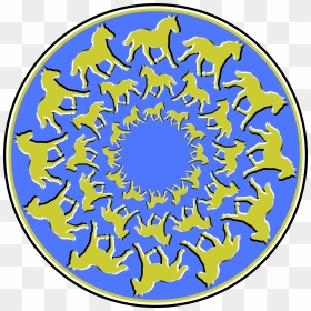 Horses Clip Arts - Circle, HD Png Download - horses png