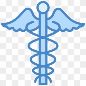 Staff Of Hermes Medicine Rod Of Asclepius Health Clip - Rod Of Asclepius Symbol Png, Transparent Png - medical png