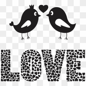 Thumb Image - Love Birds Images Black And White, HD Png Download - birds png hd